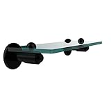 Allied Brass SH-1/16-BKM 16 by 5-Inch Single 3/8-Inch Glass Shelf [並行輸入品]
