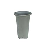 切高台ラン鉢 ／植木鉢 銀 ５号