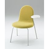 ITOKI（イトーキ） FlowLounge（フロウラウンジ）チェア（タブレット付） LAZ-121GZ、ペールイエロー LAZ-121GZ-Y9