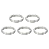 PATIKIL M10ステンレススペーサー 5個セット メタルスペーサー ステンレススチール 10.2mm内径×14mm外径×3 mm長さ スペーサースクリュースタンドオフ 3/8"M10ネジボルト用