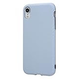 レイ・アウト iPhone XR ケース TPU 耐衝撃Light Carbon/カーボンブルー RF-P18CP3/CA