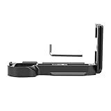 ソニーA7 A7R A7S ILCE-7 ILCE-7R ILCE-7Sミラーレスカメラ用L型クイックリリースプレート(ブラック)