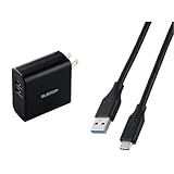 【Type-Cケーブルセット】 エレコム 充電器 USB コンセント 合計24W 2ポート USB-A 折りたたみ式プラグ 2台同時充電 おまかせ充電 ブラック EC-AC03BK + エレコム usb c ケーブル 1m Type-C to USB-A USB3.2 急速充電 5Gbps 15W ブラック MPA-ACEC5G10BK