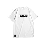 ファッションメンズベーシックコットンダブルステッチ半袖Tシャツ（ホワイト）