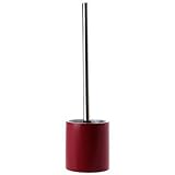 Gedy Yucca Steel Free Standing Toilet Brush Holder Ruby Red [並行輸入品]