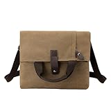 [RAKEE] ショルダーバッグ トート メンズ メッセンジャーバッグ 帆布 肩掛け斜めがけ 防水 バッグ a4サイズ 大容量 丈夫 4色 磁気バックル …