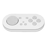 ワイヤレスBluetoothコントローラー、ケーブルとストラップ付きポータブルコンパクトコントローラー、スイッチ用Ankiアプリ用RGB Bluetoothゲームコントローラー、Windows用、Android用、OS X用、IOS用 (白)