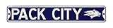 NCAAパックCity Nevada Wolfpackストリートsignstreetサイン、チームカラー、36 " x 6 "