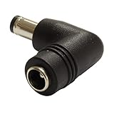 DCジャック 変換コネクタ 2.1×5.5×11mm → 2.1×5.5×11mm L型 ミンウェル Meanwell [並行輸入品]