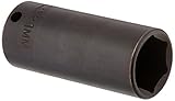 Stanley Proto J7021M 6 Point 3/8 Drive Deep Impact Socket, 21mm by Stanley-Proto