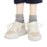 【Petite Marie】1/3 DD対応 スニーカー ベージュ くまちゃんソール 60cmドール 靴 ランニングシューズ BJD 人形用【プティットマリエ】[No.0140]