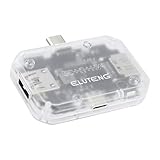 ELUTENG USB Cハブ 直挿し 3in1 USB3.0ポート+4K HDMI出力ポート PD60W USBドッキングステーション type c 透明 薄型 5Gbps 高速データ転送 持ち運び便利 Macbook/Dell XPS/iPad Proなど対応 USB C Hub