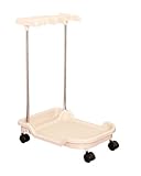 タダプラ 掃除機ストッカー IV(アイボリー) 【ちらばりやすい掃除道具を1か所にまとめて収納! 】 キャスター付き