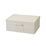 収納ボックス フタ付き おしゃれ 収納box 布 引き出し ルミナス ストレージボックス ラック内収納ボックス 幅54×奥行43×高さ21cm アイボリー LSB5443IV