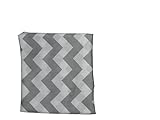 Chevron Cradle Sheet - Color: Grey, Size: 18 x 36 by BabyDoll Bedding