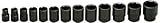 Wright Tool 415 6-Point Standard Impact Socket Set, 13-Piece by Wright Tool