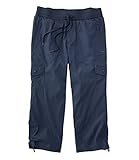 [エルエルビーン] ウィメンズ ビスタ・キャンプ・パンツ クロップド 米国フィット・レギュラー Mサイズ Nautical Navy ブルー ０ＵＵＭ７０４００２