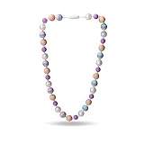 【ベビーアムール】Bebamour 歯固め ネックレス型 おもちゃ 赤ちゃん 歯がため BPAフリー ケース付