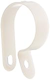 Heavy Duty Nylon Cable Clamp, 1" Diameter, 0.472" Width, Natural [並行輸入品]