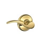Schlage F10 STA 505 16-080 10-027 St. Annes Hall and Closet Lever, Bright Brass by Schlage [並行輸入品]