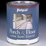 Valspar 27-1500 QT 1 quart White Porch and Floor Latex Satin Enamel [並行輸入品]