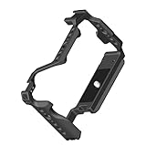 コールドシューズマウント付きアルミニウムカメラケージ1/4 "＆3/8" A7CII/A7CRアンチスリップハンドルクイックリリースベースコールドシューズマウント