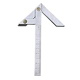 KESOTO 測定用　センターファインダ　センタリング スコヤ　角度ルーラ　シルバー