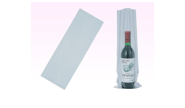 Amazon ワイン用クリスタルパック 透明 1本用 S16 45 100枚 ギフトバッグ 袋 文房具 オフィス用品