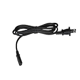 ALLVD AC電源ケーブルメガネケーブル2ピンストレート型コネクタPSEフラグテレビレコーダPS 5/PS 4/PS 3/PS 2/PS 1/PSVita/PSP用1.5 m