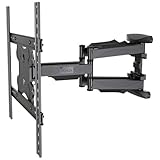 An Style SHARP AQUOS シャープ アクオス対応 壁掛け金具 32インチ40インチ43インチ50インチ55インチ65インチ 型 対応 壁掛金具 上下左右角度調節 液晶 TV 金具 テレビ フレーム テレビ壁掛け金具 TV壁掛け金具 冷間圧延鋼 チルト＆スイベル移動式 ブラック 耐荷重35kg