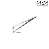 サヌキ（SPG) SUS棚柱用背面ブラケット [LS-751W] ホワイト １組（２本）
