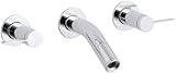 KOHLER K-T945-4-CP Stillness Laminar Wall-Mount Lavatory Faucet, Polished Chrome [並行輸入品]