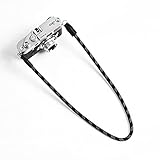 cam-in (カムイン) カメラストラップ DCS-005シリーズ (75cm, ブラック × ホワイト)