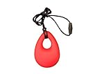 MyBoo Autism Sensory Chewable Droplet Pendant - Scarlet Red by MyBoo