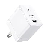 タイプC充電器 35W 2ポート GaN USB PD充電器 - SOOMFON USB-C急速充電器 コンセント Type-c 2台同時充電 USB-C*2 折り畳み式プラグ iPad Mini Air Pro iPhone14 13 12 GalaxyノートPC/タブレット/携帯電話 PD3.0 PPS規格対応 PSE技術基準適合