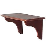 飾り棚 壁掛け 飾り棚 壁 飾り台 幅45×奥行24cm ウォールシェルフ WSH-4524 ダークブラウン ナチュラル アイリスオーヤマ