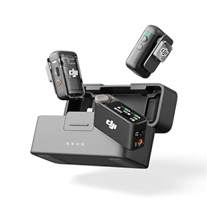 DJI Mic 2 トランスミッター 2個 レシーバー 1個 充電ケース付き ワイヤレスマイク 32bitフロート 伝送距離250m