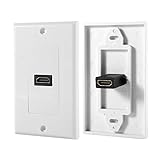 ウォールプレートパネル VBESTLIFE ゴールドメッキHDMI HDMIメス オーディオ ビデオ機器など対応 オーディオ ビデオ コンセント部品