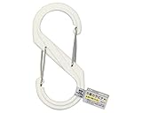 KRSA146-1 S型カラビナ140ホワイト【光】