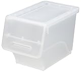 【積重ね収納ボックスまとめ買いセット】 フロックスリム 30 クリア 4個セット