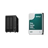 Synology NAS 2ベイ DiskStation DS723+ & Synology HDD 2TB HAT3300-2Tx2台
