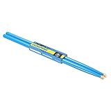 PATIKIL カエデ材 ドラムスティック 滑り止めドラムスティック 7A ブルー 1ペア ドラミング楽器用 打楽器