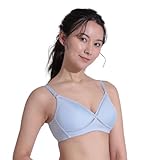 ブラジャー ノンワイヤー クロスメッシュ 通気性 軽やかな着用感