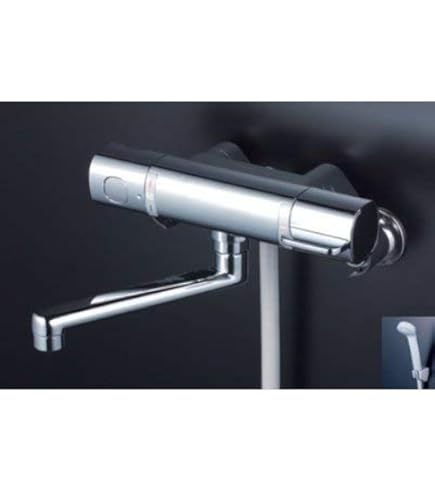 Amazon | KVK サーモスタット式シャワー混合水栓 寒冷地用 KF800W