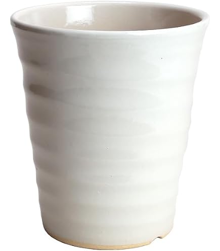 Amazon.co.jp: 植木鉢 おしゃれ 陶器鉢 トールスクエア S (2色)＜ 25cm