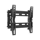 BESTEK テレビ壁掛け金具 14～40インチ VESA規格200×200mmまでのLED液晶テレビ対応 薄型 小型 左右移動式 角度調節可能 壁掛けテレビ 金具 BTTM250A