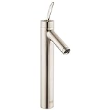 Hansgrohe HG10020821 Axor Starck Tall Single-Hole Lavatory Faucet, Brushed Nickel [並行輸入品]