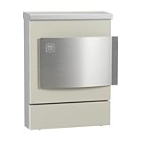 ユニソン おしゃれ郵便ポスト クルム（グレーベージュ） 左開き仕様 郵便受け