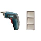 『電動ドライバー 充電式 RD110-G グリーン』と『カラーボックス3段 幅41.5×奥行29×高さ101.5cm オフホワイトA4サイズ収納CX-3F』のセット