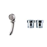 タカギ(takagi) もっとキモチイイシャワピタ マットシルバー 混合栓用逆止弁アダプターセット【安心の2年間保証】